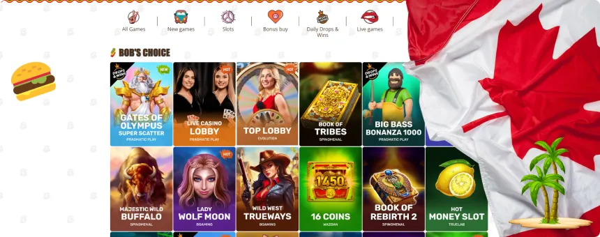 Bob Casino Games
